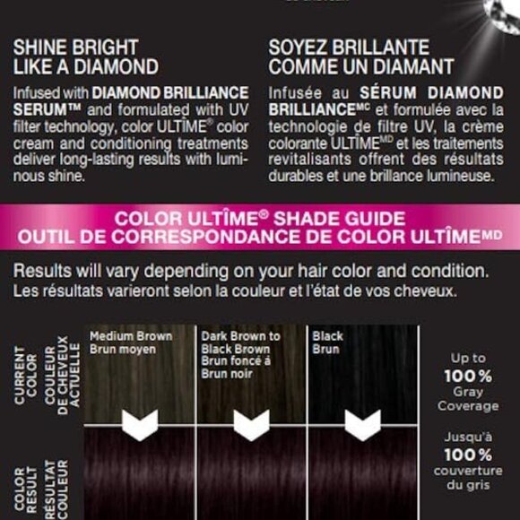 Schwarzkopf Color ULTÎME Permanent Hair Color, 1.3 Black Cherry - Picture 3 of 5